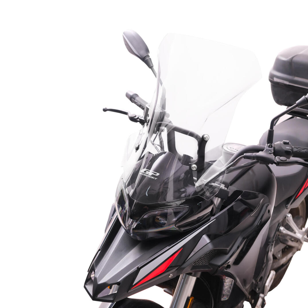 GP Kompozit Benelli TRK 251 2019-2023 Uyumlu Ön Tur Camı Şeffaf - 4