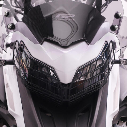 GP Kompozit Benelli TRK 502 / 502X 2018-2023 Uyumlu Far Koruma Siyah (1)