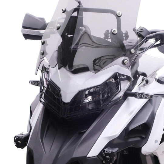 GP Kompozit Benelli TRK 502 / 502X 2018-2023 Uyumlu Far Koruma Siyah - 3