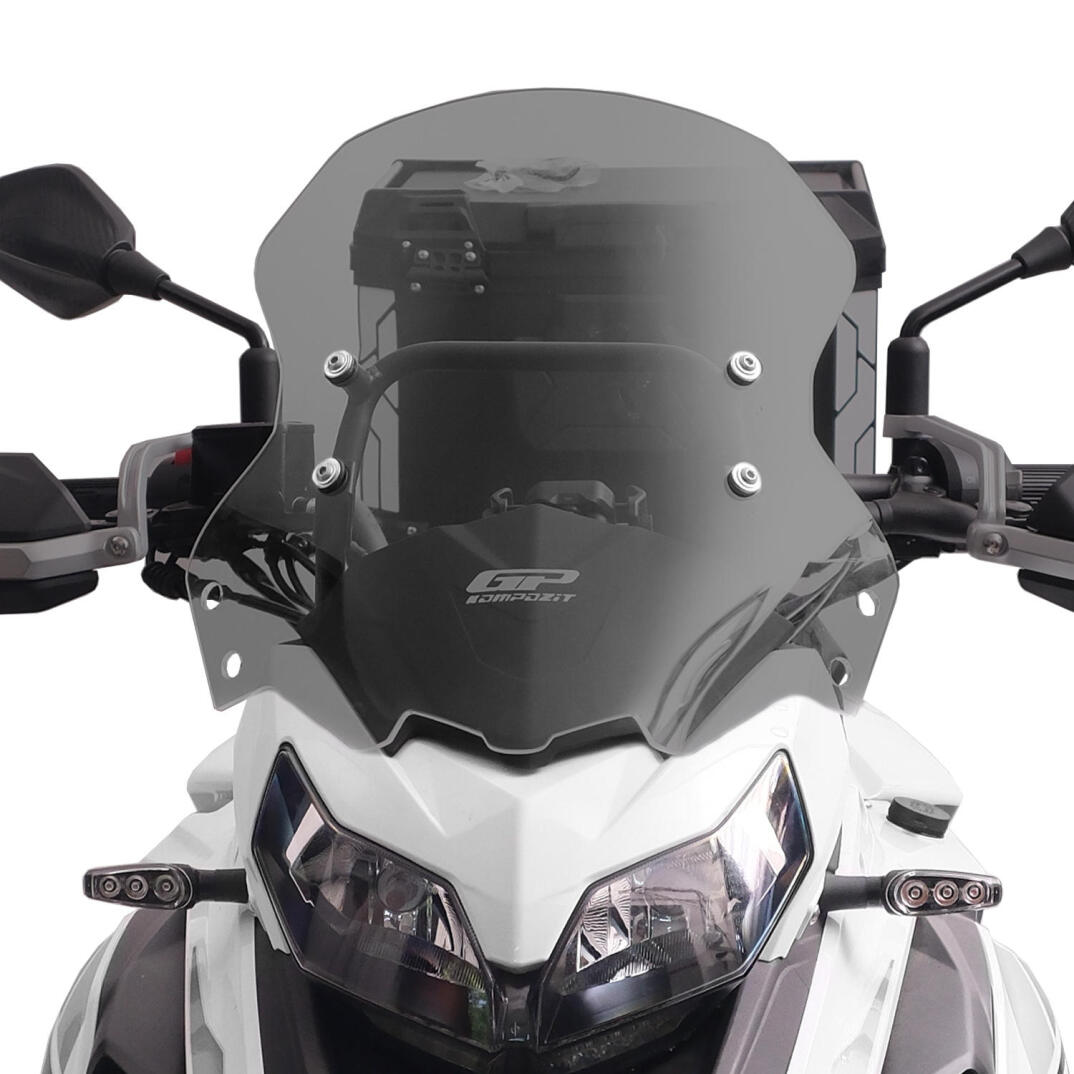 GP Kompozit Benelli TRK 502 / 502X 2018-2023 Uyumlu Ön Cam Füme - 2