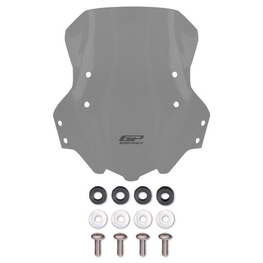 GP Kompozit Benelli TRK 502 / 502X 2018-2023 Uyumlu Ön Cam Füme - 5