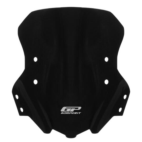 GP Kompozit Benelli TRK 502 / 502X 2018-2023 Uyumlu Ön Cam Siyah