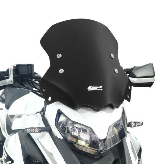 GP Kompozit Benelli TRK 502 / 502X 2018-2023 Uyumlu Ön Cam Siyah - 3