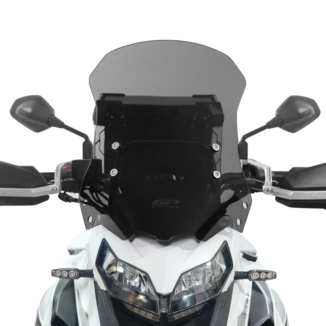 GP Kompozit Benelli TRK 502 / 502X 2018-2023 Uyumlu Ön Tur Camı Füme - 2