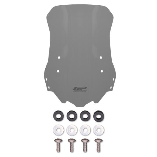 GP Kompozit Benelli TRK 502 / 502X 2018-2023 Uyumlu Ön Tur Camı Füme - 5