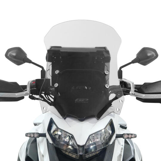 GP Kompozit Benelli TRK 502 / 502X 2018-2023 Uyumlu Ön Tur Camı Şeffaf (1)