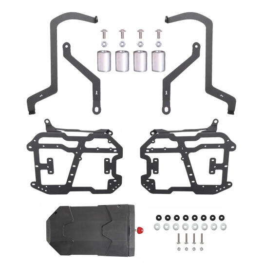 GP Kompozit Benelli TRK 502 / 502X 2018-2023 Uyumlu Yan Çanta Demiri Siyah - 5