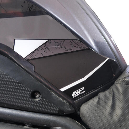 GP Kompozit Benelli TRK 502 / 502X 2018-2024 Uyumlu Tank Pad Siyah - 5