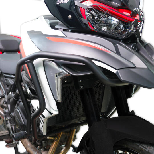 GP Kompozit Benelli TRK 702 X 2024 Uyumlu Motor Koruma Demiri Siyah (1)
