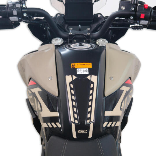GP Kompozit Benelli TRK 702 X 2024 Uyumlu Tank Pad Seti Siyah-Bej (1)