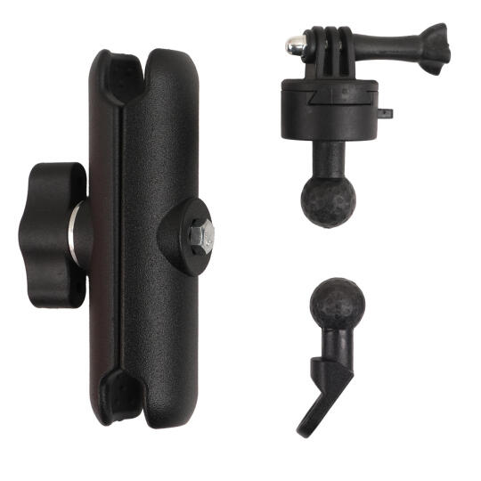 GP Kompozit BGL002 Universal Ayarlanabilir Motosiklet Ayna Bağlantılı Aksiyon Kamera Tutucu Siyah - 5
