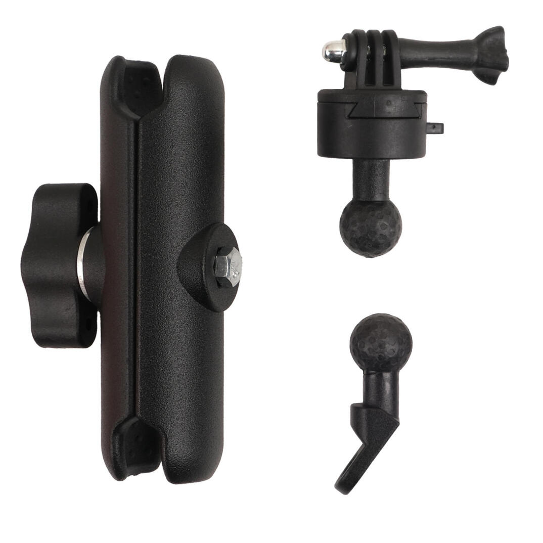 GP Kompozit BGL002 Universal Ayarlanabilir Motosiklet Ayna Bağlantılı Aksiyon Kamera Tutucu Siyah - 5