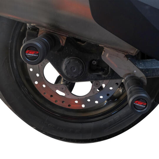 GP Kompozit BMW C 400 GT 2025-2026 Uyumlu Egzoz Koruma Takozu Siyah (1)