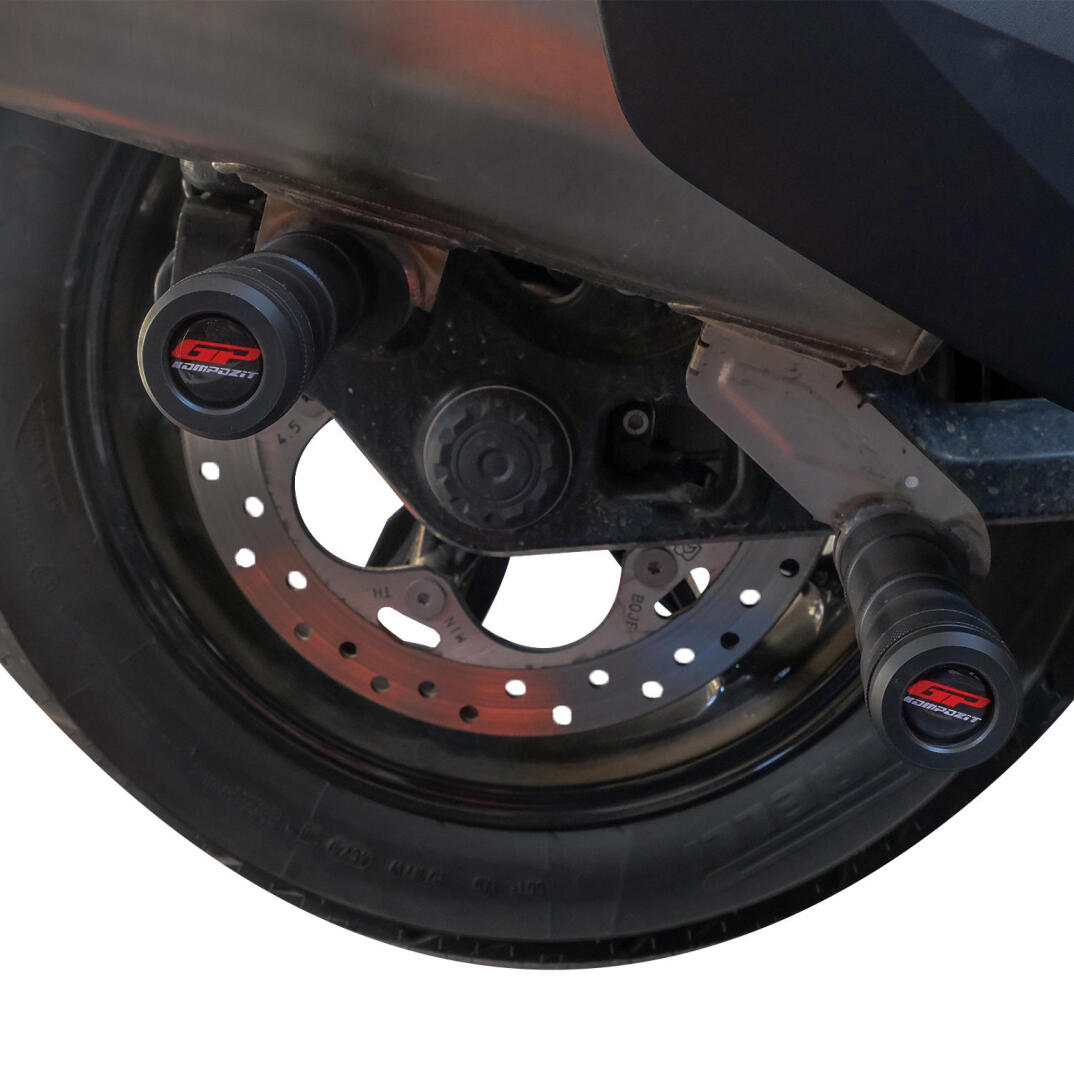GP Kompozit BMW C 400 GT 2025-2026 Uyumlu Egzoz Koruma Takozu Siyah - 2