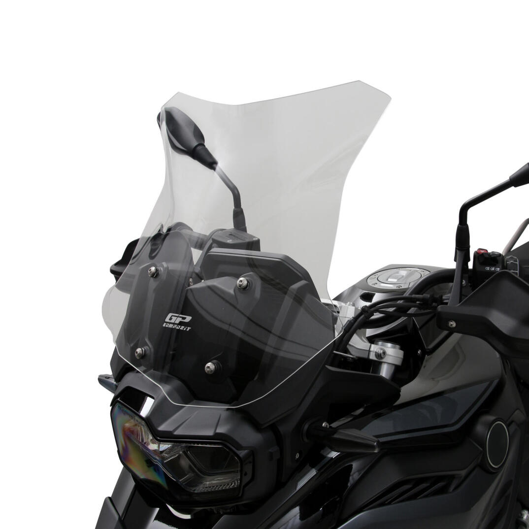 GP Kompozit BMW F 750 GS 2018-2024 Uyumlu Ön Cam Siyah - 3