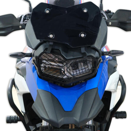 GP Kompozit BMW F 800 GS 2024 Uyumlu Far Koruma Siyah (1)