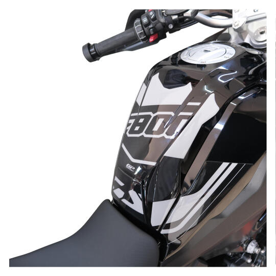 GP Kompozit BMW F 800 GS 2024 Uyumlu Tank Pad Seti Siyah (1)