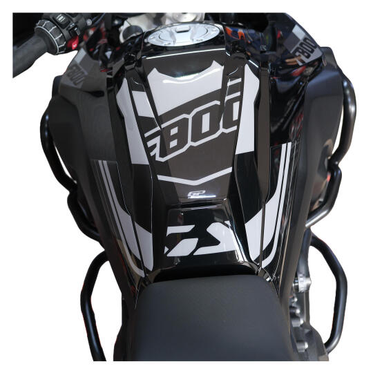 GP Kompozit BMW F 800 GS 2024 Uyumlu Tank Pad Seti Siyah - 3