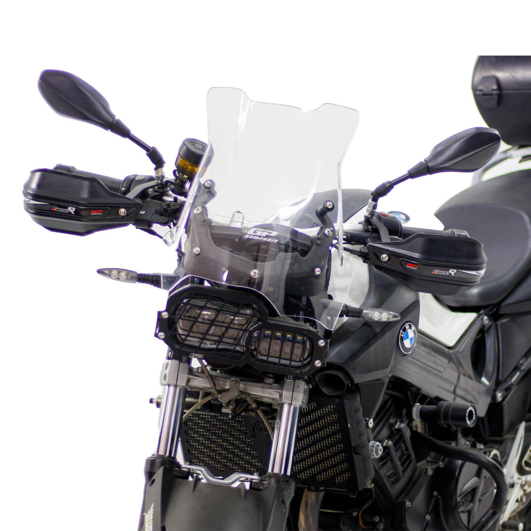 GP Kompozit BMW F 800 R 2010-2013 Uyumlu Plastik Elcik Koruma Siyah - 2