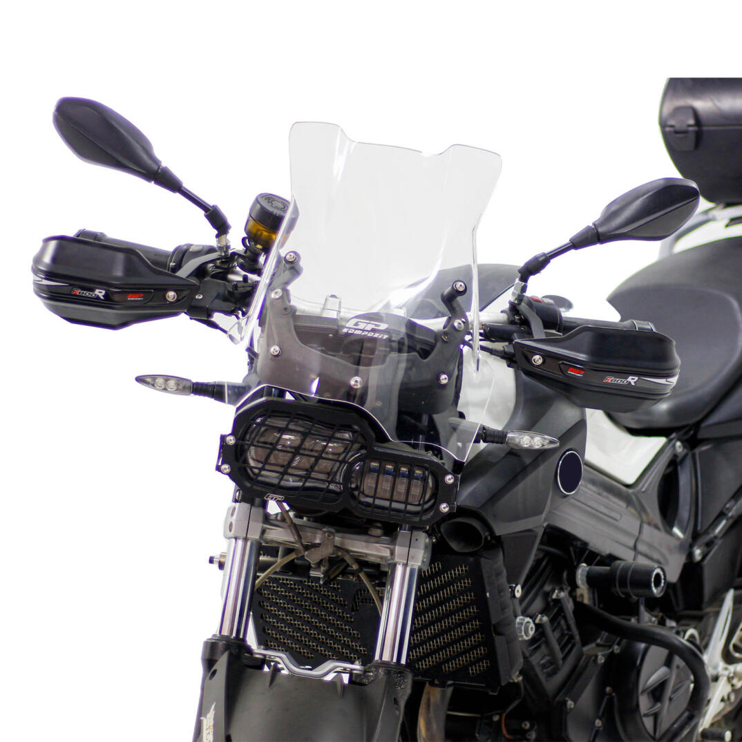 GP Kompozit BMW F 800 R 2010-2013 Uyumlu Plastik Elcik Koruma Siyah - 4