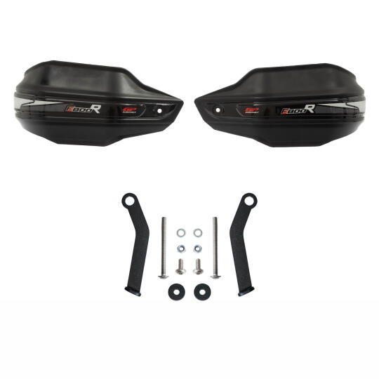 GP Kompozit BMW F 800 R 2010-2013 Uyumlu Plastik Elcik Koruma Siyah - 6