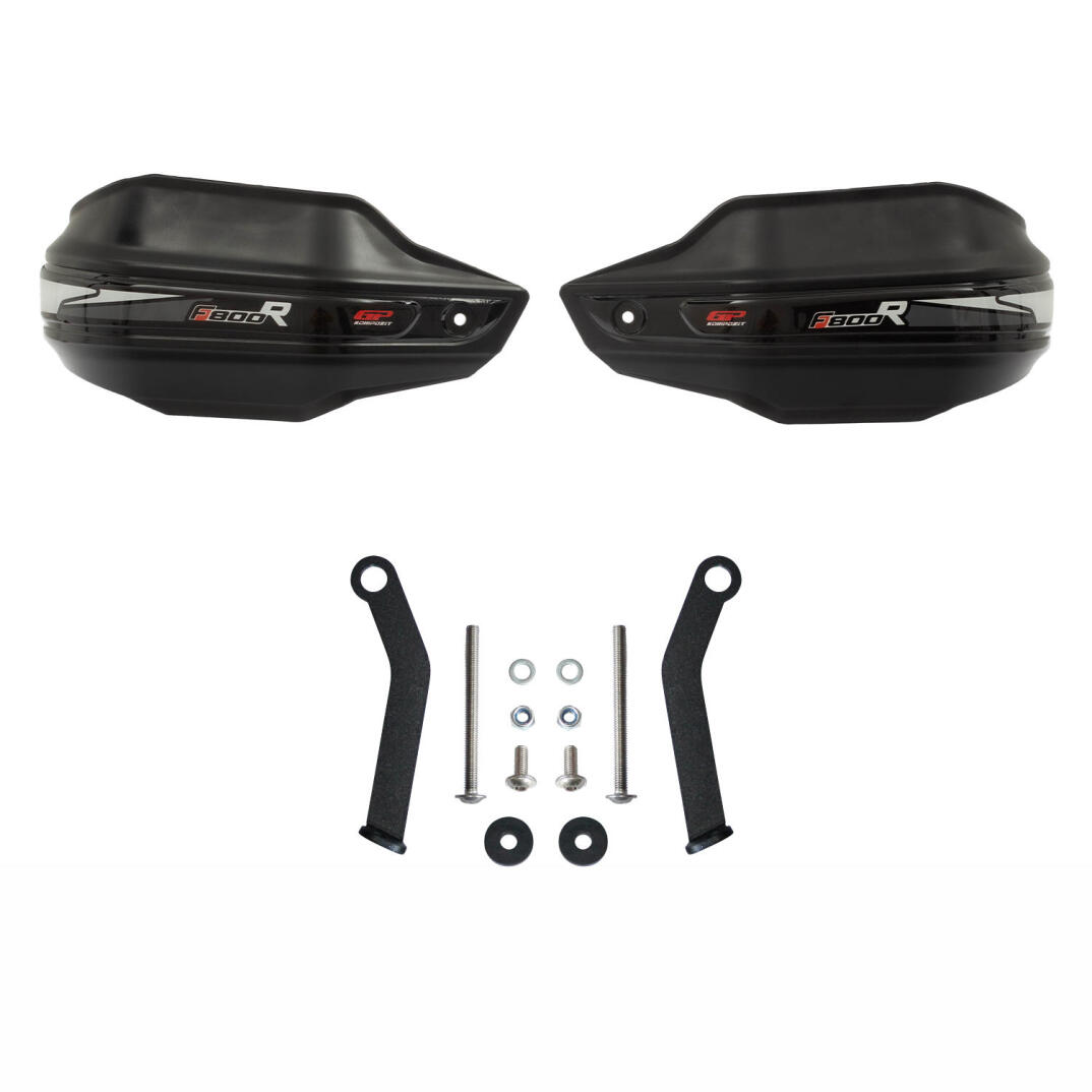 GP Kompozit BMW F 800 R 2010-2013 Uyumlu Plastik Elcik Koruma Siyah - 6