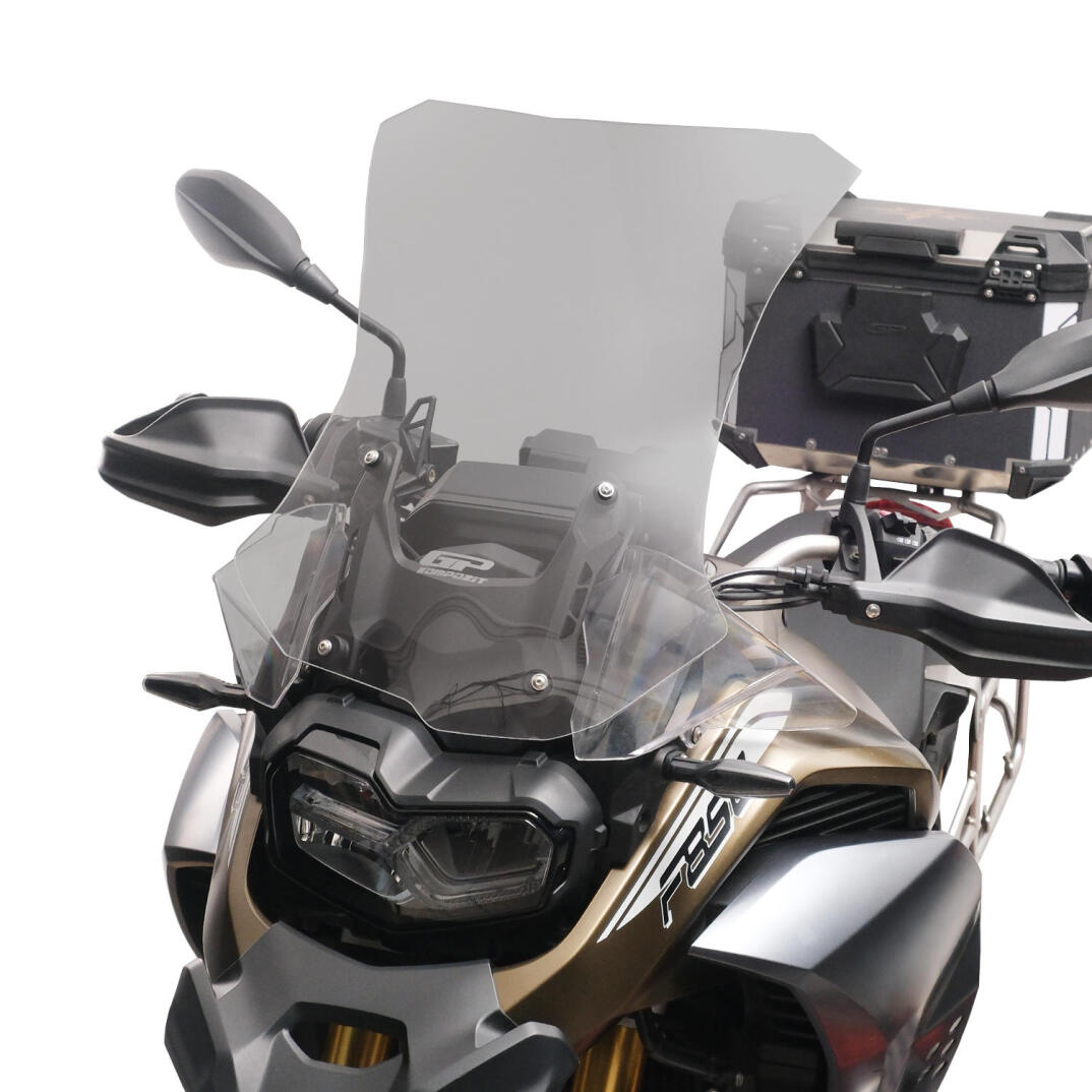 GP Kompozit BMW F 850 GS 2018-2023 Uyumlu Ön Tur Camı Füme - 3