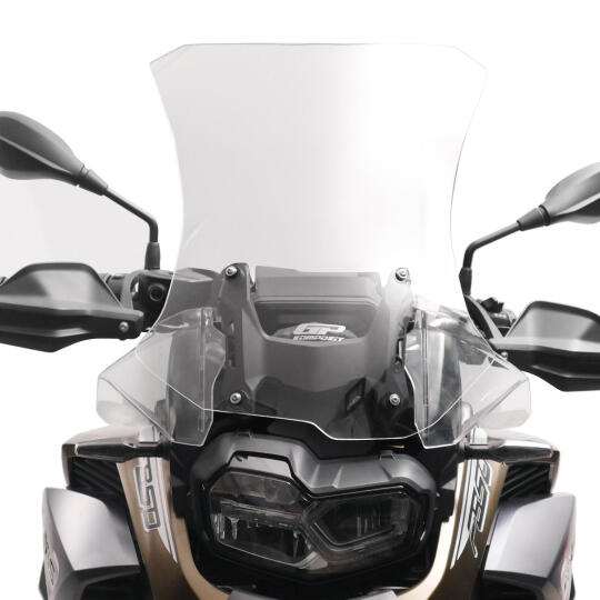 GP Kompozit BMW F 850 GS 2018-2023 Uyumlu Ön Tur Camı Şeffaf (1)