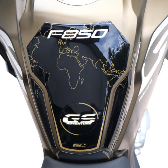 GP Kompozit BMW F 850 GS 2018-2024 Uyumlu Tank Pad Siyah (1)