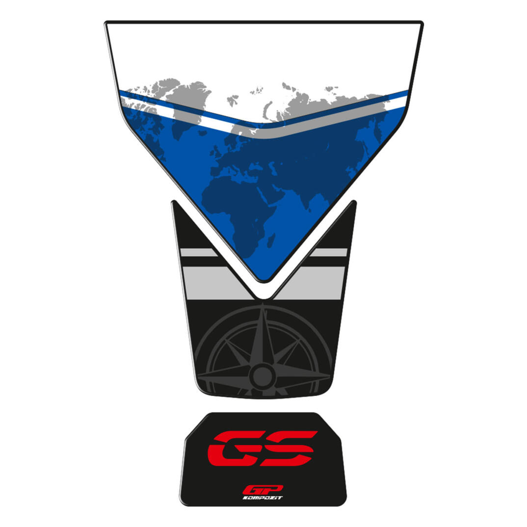 GP Kompozit BMW F 850 GS ADV 2018-2023 Uyumlu Tank Pad Mavi - 1