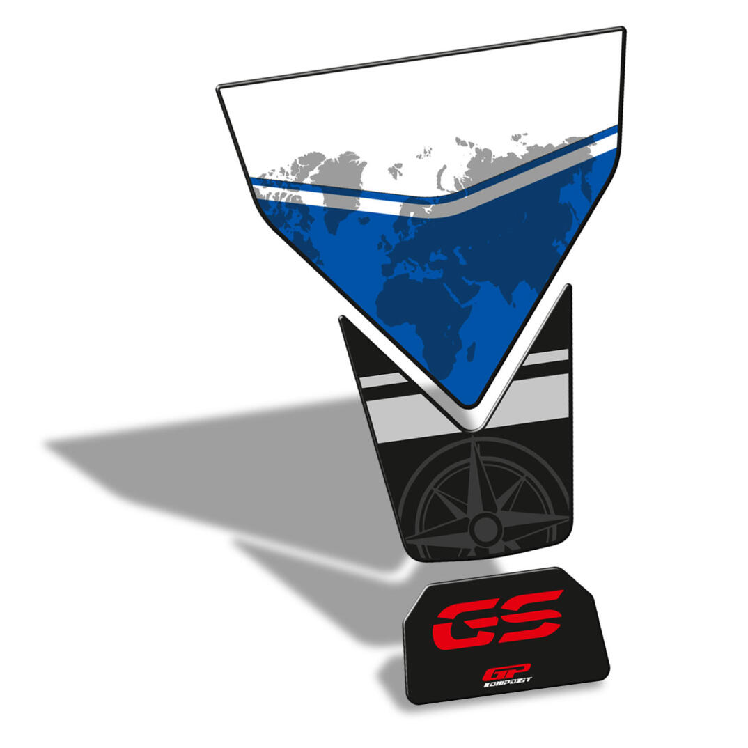 GP Kompozit BMW F 850 GS ADV 2018-2023 Uyumlu Tank Pad Mavi - 2