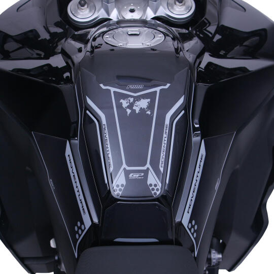 GP Kompozit BMW F 900 GS ADV 2024-2026 Uyumlu Tank Pad Seti Siyah (1)