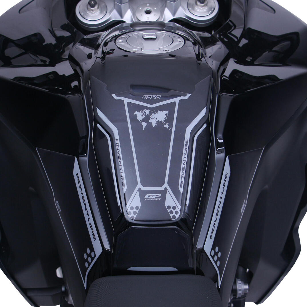 GP Kompozit BMW F 900 GS ADV 2024-2026 Uyumlu Tank Pad Seti Siyah - 2