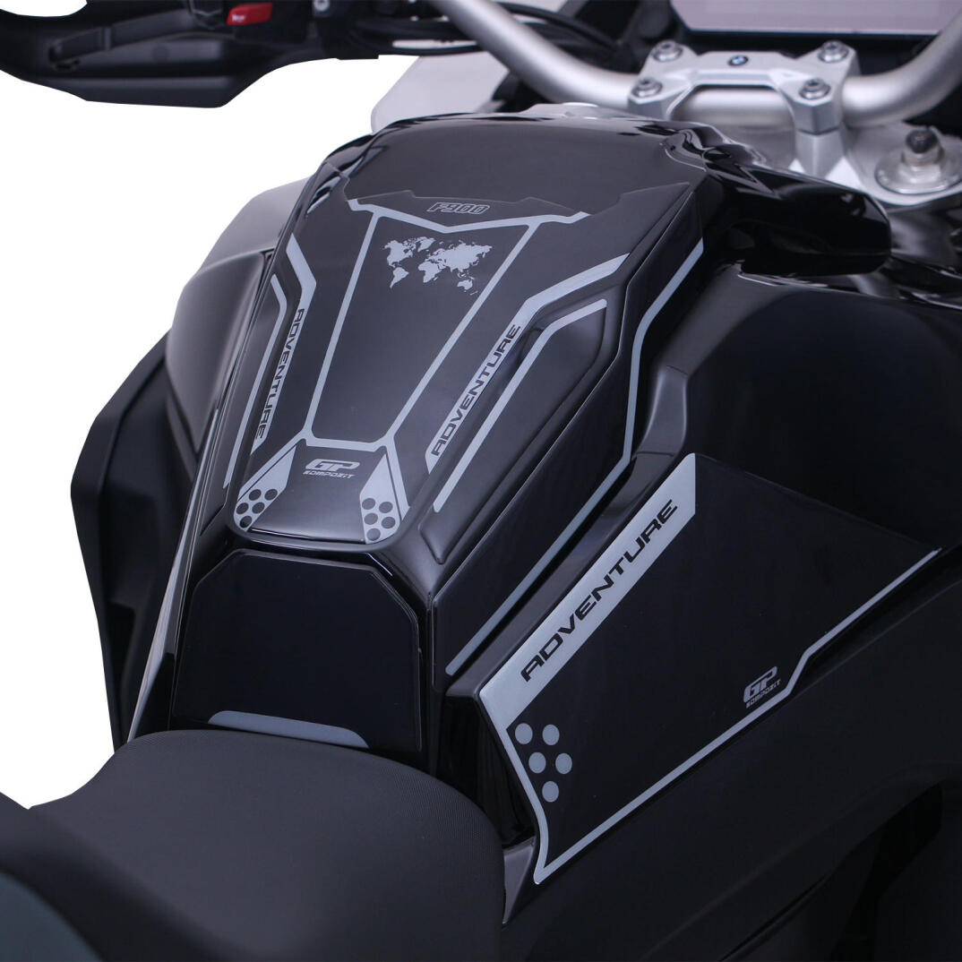 GP Kompozit BMW F 900 GS ADV 2024-2026 Uyumlu Tank Pad Seti Siyah - 3