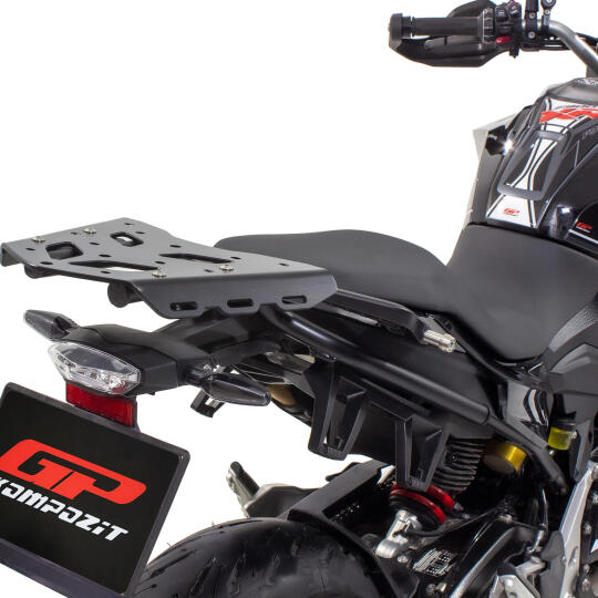GP Kompozit BMW F 900 XR 2020-2026 Uyumlu Çanta Demiri Siyah - 5