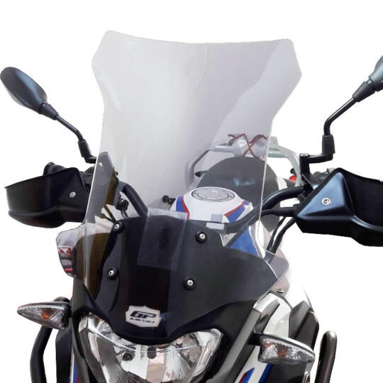 GP Kompozit BMW G 310 GS 2017-2020 Uyumlu Ön Tur Camı Füme (1)