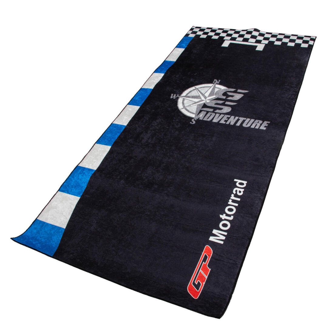 GP Kompozit BMW GS ADV Universal Motosiklet Halısı Siyah-Mavi - 2