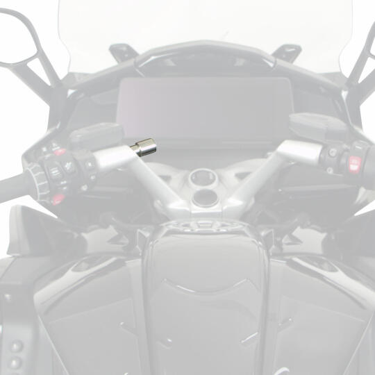 GP Kompozit BMW K 1600 2014-2026 Uyumlu Telefon / Navigasyon Tutucu Gri - 4