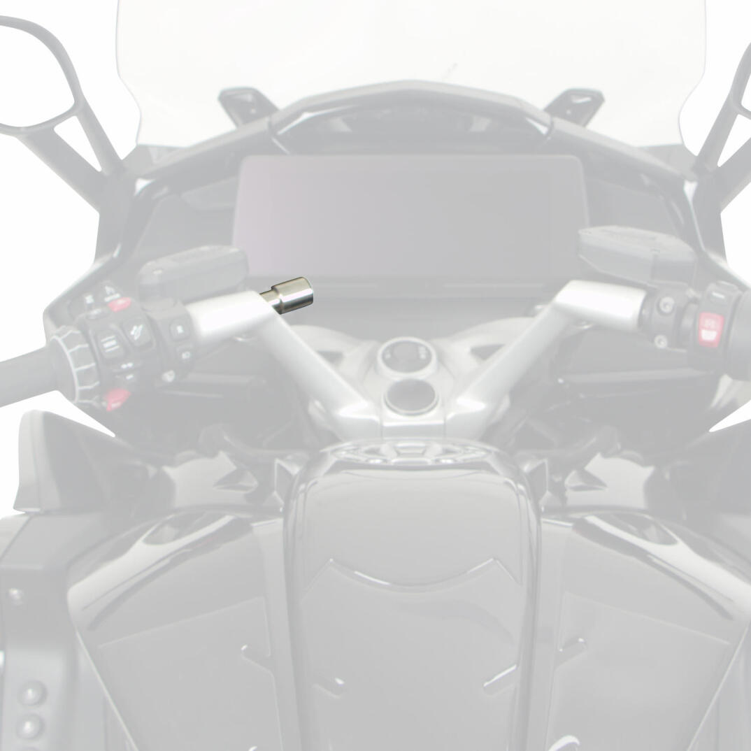 GP Kompozit BMW K 1600 2014-2026 Uyumlu Telefon / Navigasyon Tutucu Gri - 4