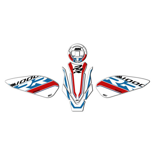 GP Kompozit BMW M 1000 RR 2021-2026 Uyumlu Tank Pad Seti Beyaz