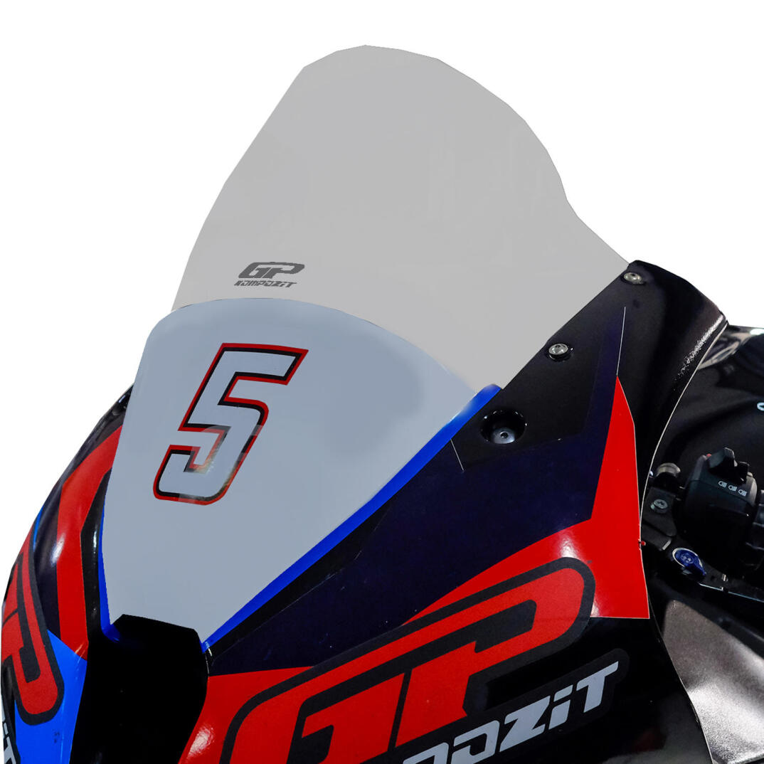 GP Kompozit BMW M 1000 RR 2022-2026 Y.Grenajı Uyumlu Ön Cam Füme - 2