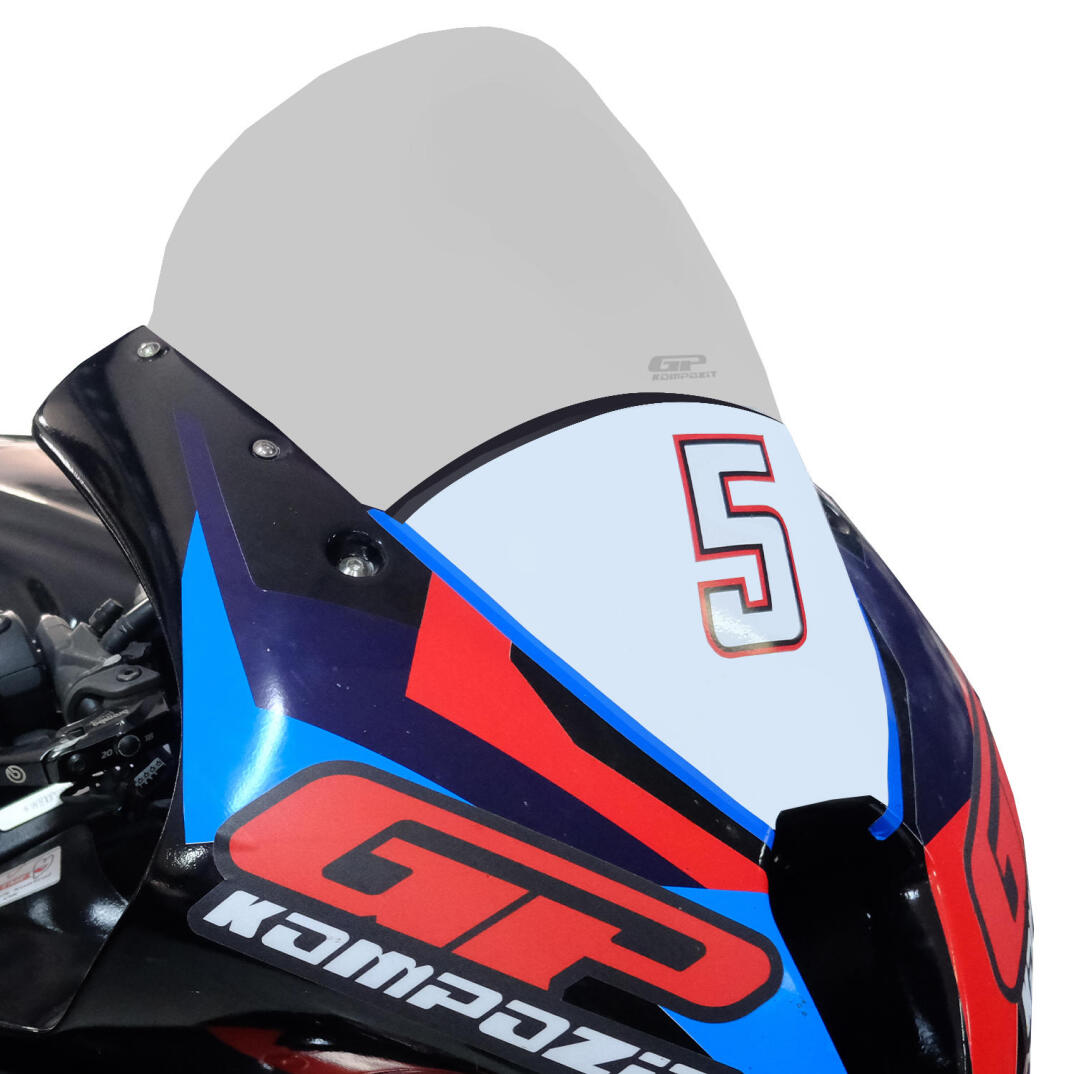 GP Kompozit BMW M 1000 RR 2022-2026 Y.Grenajı Uyumlu Ön Cam Füme - 3