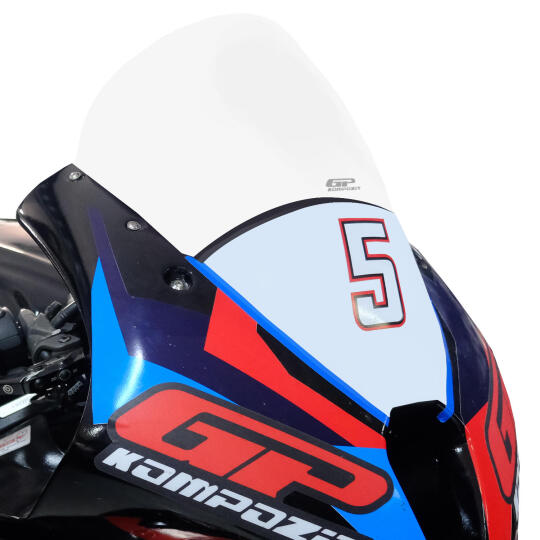 GP Kompozit BMW M 1000 RR 2022-2026 Y.Grenajı Uyumlu Ön Cam Şeffaf - 3