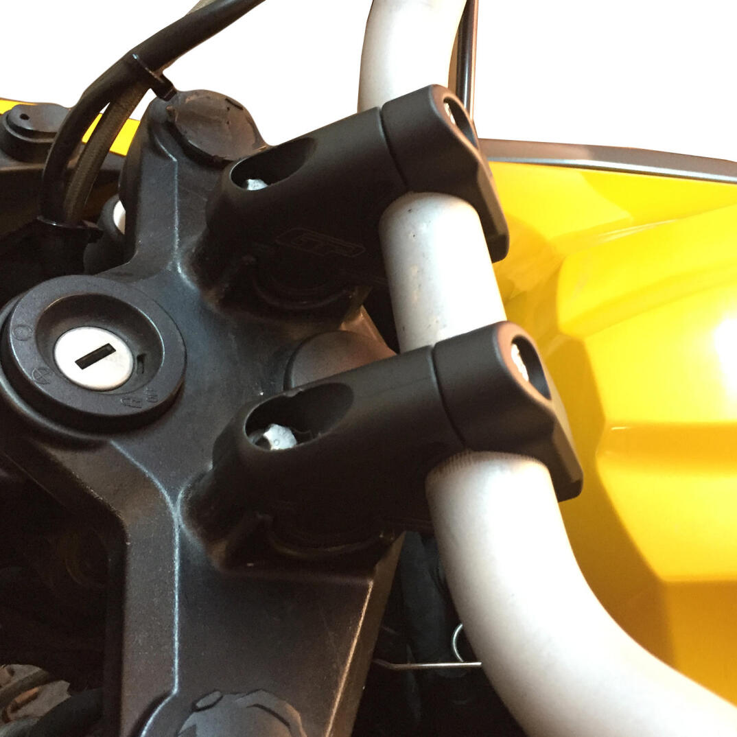 GP Kompozit BMW R 1200 GS / ADV 2004-2011 Uyumlu Gidon Yükseltme Gri - 3