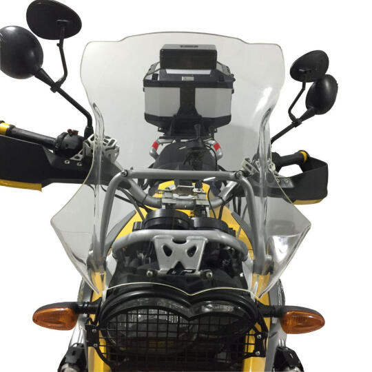 GP Kompozit BMW R 1200 GS / ADV 2004-2012 Uyumlu Ön Cam Siyah (1)
