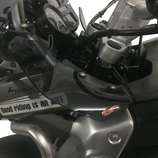 GP Kompozit BMW R 1200 GS ADV 2006-2012 Uyumlu Sağ Sol Rüzgarlık Şeffaf - 4