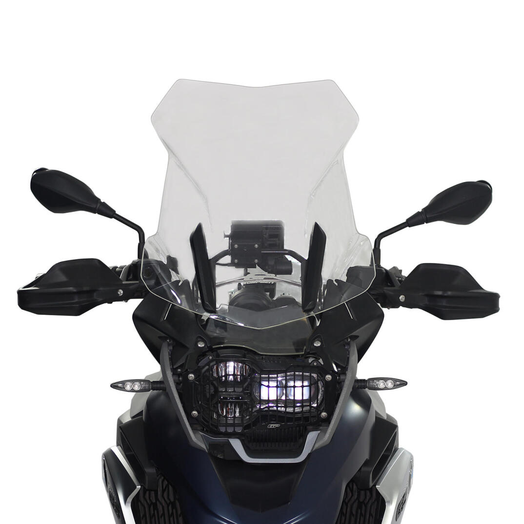 GP Kompozit BMW R 1200 GS / R 1250 GS 2013-2024 Uyumlu Ön Tur Camı Füme - 2