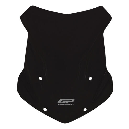 GP Kompozit BMW R 1200 GS / R 1250 GS 2013-2024 Uyumlu Ön Tur Camı Siyah