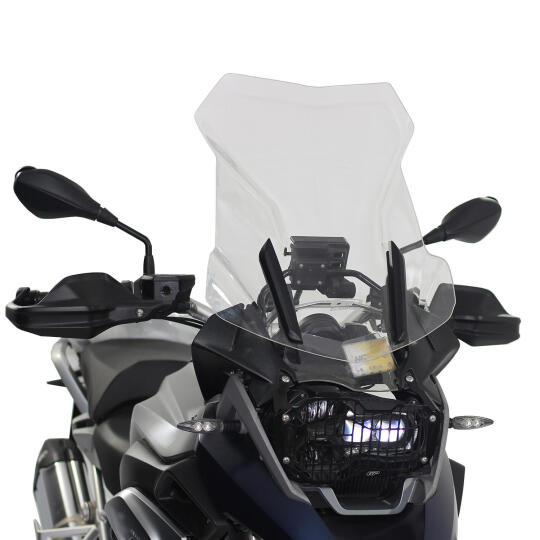 GP Kompozit BMW R 1200 GS / R 1250 GS 2013-2024 Uyumlu Ön Tur Camı Siyah - 3