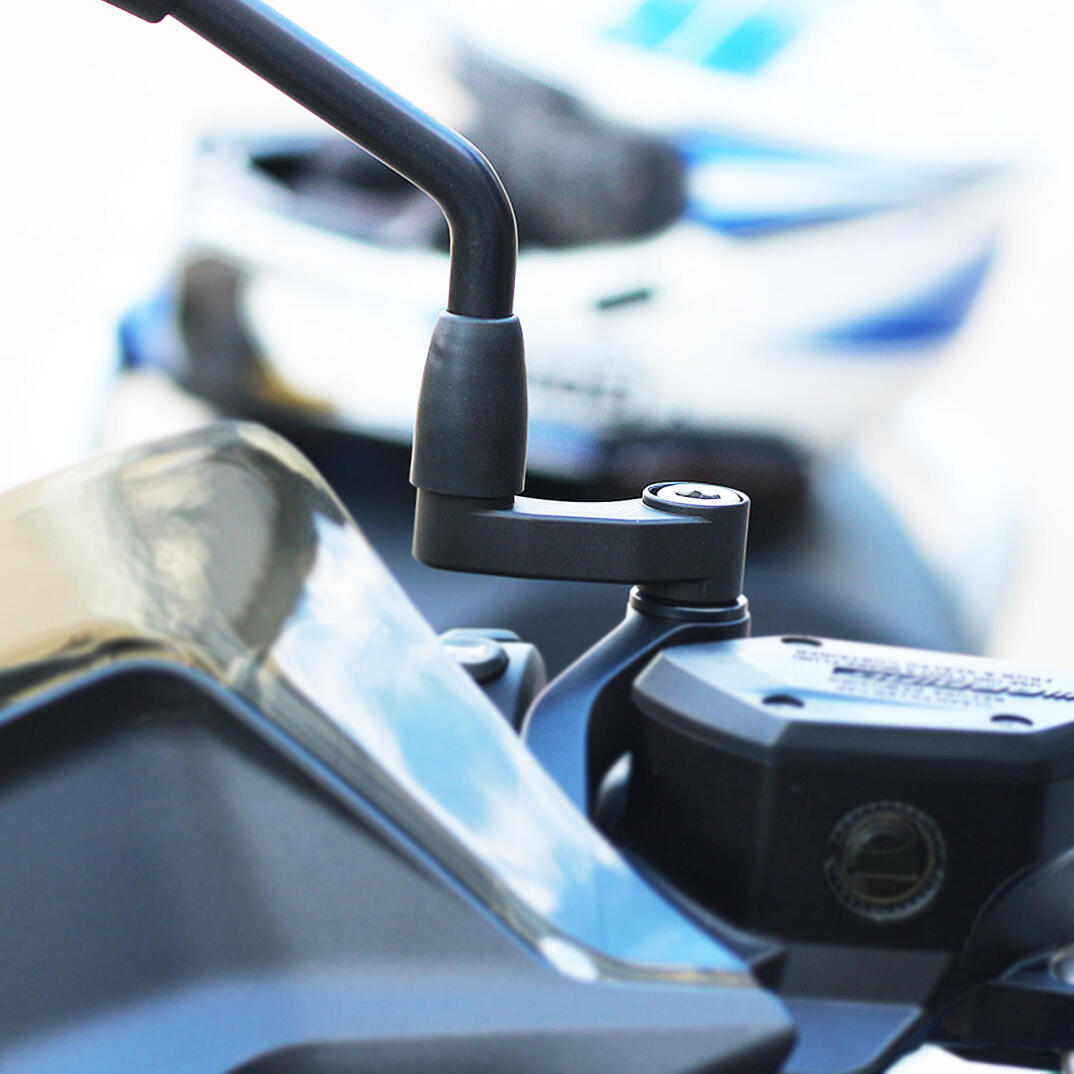GP Kompozit BMW R 1200 GS / R 1250 GS ADV 2013-2024 Uyumlu Ayna Genişletme Siyah - 3